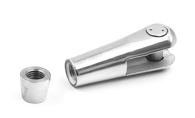 Наконечник ванты (тяги) под резьбу М16 левый (AISI304) k661-L 10 Наконечник ванты (тяги) под резьбу М16 левый (AISI304) k661-L 10