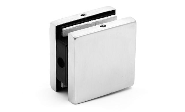 Коннектор стена-стекло 53х53, шлифованный t193 SSS 6