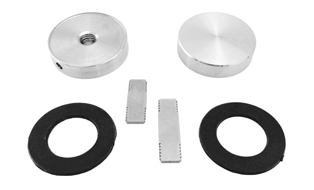 Коннектор для соединения стекол без вырезов (комплект 2 шпильки: 22мм и 28мм), под стекло 10-18 мм, шлиф t522-2 SSS 5 Коннектор для соединения стекол без вырезов (комплект 2 шпильки: 22мм и 28мм), под стекло 10-18 мм, шлиф t522-2 SSS 5