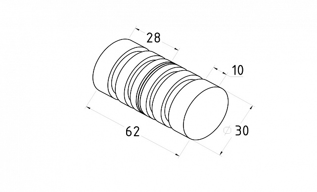 Ручка-кноб для двери 32х38 мм латунь-хром, полированная t694 PC 2 Ручка-кноб для двери 32х38 мм латунь-хром, полированная t694 PC 2