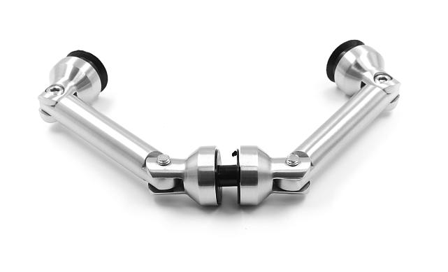 Крепление на три стекла 103 мм, под зенковку tt204-103 SSS 4