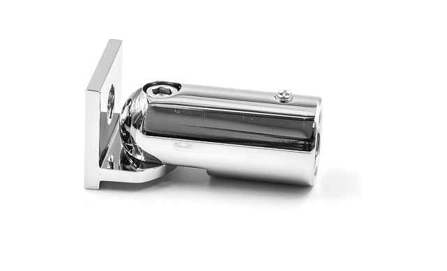 Соединитель труба-стена 19 мм, шарнирный, латунь, полированная t916 PС 3 Соединитель труба-стена 19 мм, шарнирный, латунь, полированная t916 PС 3