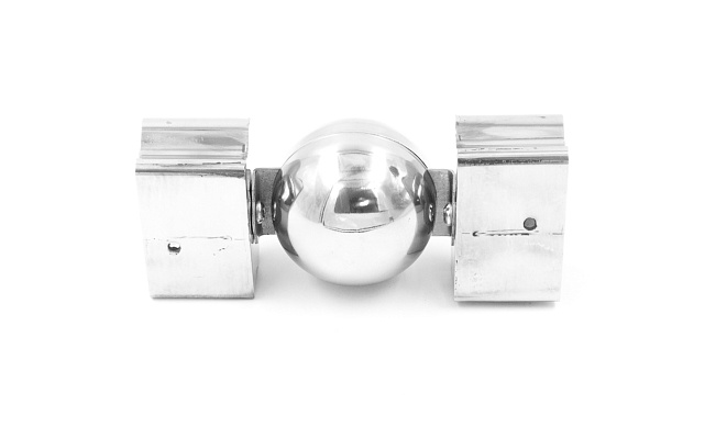 Поворот пластикового фигурного поручня, шаровый, полированный, AISI 304 k061 6 Поворот пластикового фигурного поручня, шаровый, полированный, AISI 304 k061 6