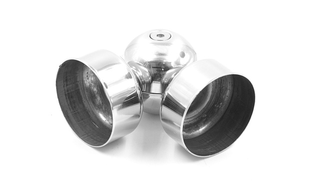 Поворот деревянного поручня, шаровый, под Ø50.8 мм k053-2 5 Поворот деревянного поручня, шаровый, под Ø50.8 мм k053-2 5