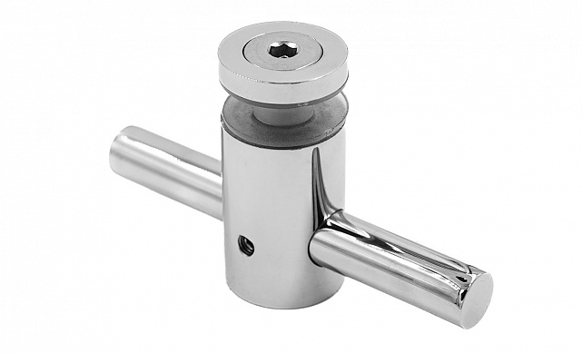 Спайдерный стеклодержатель для стекла 10 мм (5+5 мм), полированный, регулируемый (AISI 201) k215 5 Спайдерный стеклодержатель для стекла 10 мм (5+5 мм), полированный, регулируемый (AISI 201) k215 5