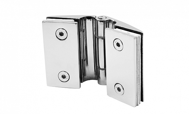 Петля душевая, стекло-стекло 180°, без реза, нерж, полированная t313 PSS 7 Петля душевая, стекло-стекло 180°, без реза, нерж, полированная t313 PSS 7