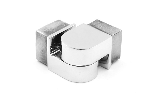 Поворот поручня 40х40 мм, регулируемый, полированный, (AISI 304) k366 3 Поворот поручня 40х40 мм, регулируемый, полированный, (AISI 304) k366 3