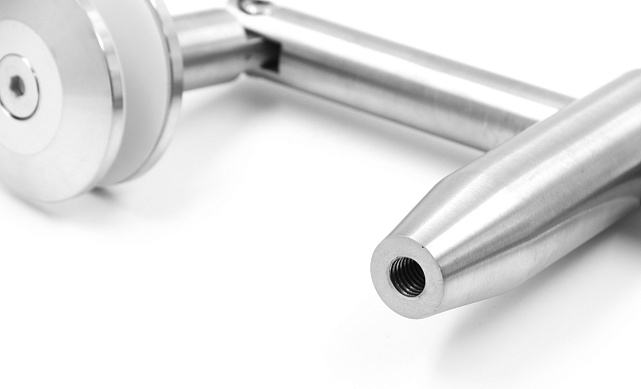 Крепление двойное с рутелями к тяге, AISI 304 k628 13 Крепление двойное с рутелями к тяге, AISI 304 k628 13