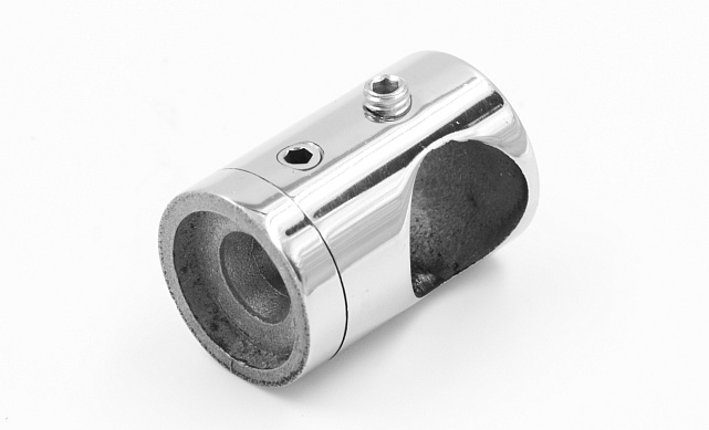 Ригеледержатель на стойку под плоскость Ø16 мм, литой, Ø22х30 мм, полированный, (AISI 304) k065-2 3 Ригеледержатель на стойку под плоскость Ø16 мм, литой, Ø22х30 мм, полированный, (AISI 304) k065-2 3