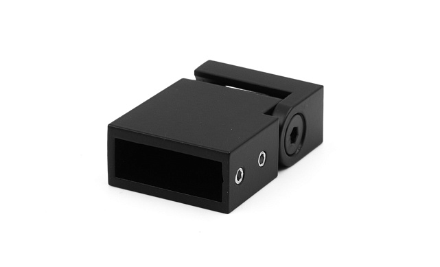 Коннектор регулируемый стена-профиль черный t464 BL 5 Коннектор регулируемый стена-профиль черный t464 BL 5