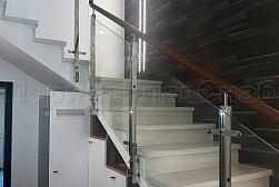 Перила на второй этаж в Челябинске. Готовые проекты ПерилаГлавСнаб - фото 7