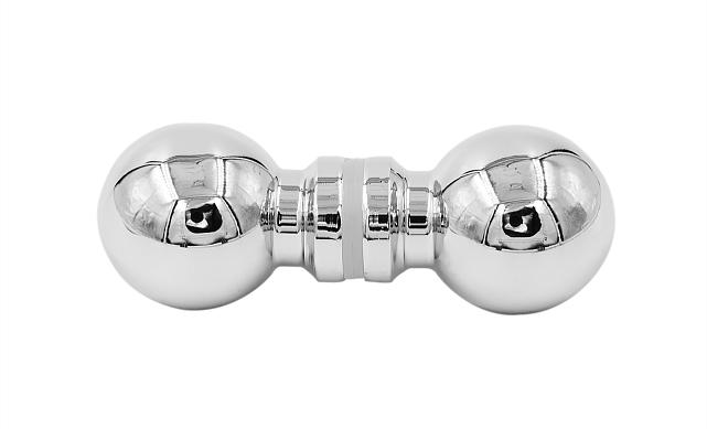 Дверная ручка «кноб» для душа, алюминий-хром, полированная t698 ALPC 3