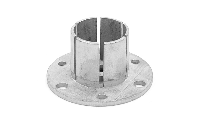 Цанга под трубу Ø38.1 мм, полированная #600, AISI 304, 3 отв.Ø7 мм, 3 отв. Ø9 мм, k026  5 Цанга под трубу Ø38.1 мм, полированная #600, AISI 304, 3 отв.Ø7 мм, 3 отв. Ø9 мм, k026  5