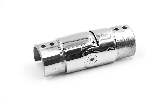 Соединитель поручня с пазом регулируемый, d=42,4 мм, полированный, AISI304 k195 4 Соединитель поручня с пазом регулируемый, d=42,4 мм, полированный, AISI304 k195 4