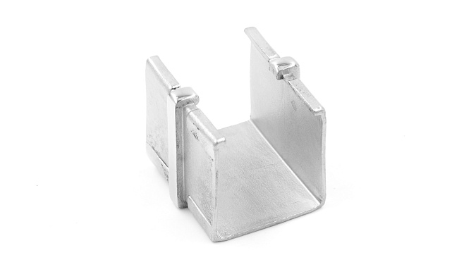 Соединитель для поручня с пазом 40х40 мм, полированный, (AISI 304) k545 5 Соединитель для поручня с пазом 40х40 мм, полированный, (AISI 304) k545 5