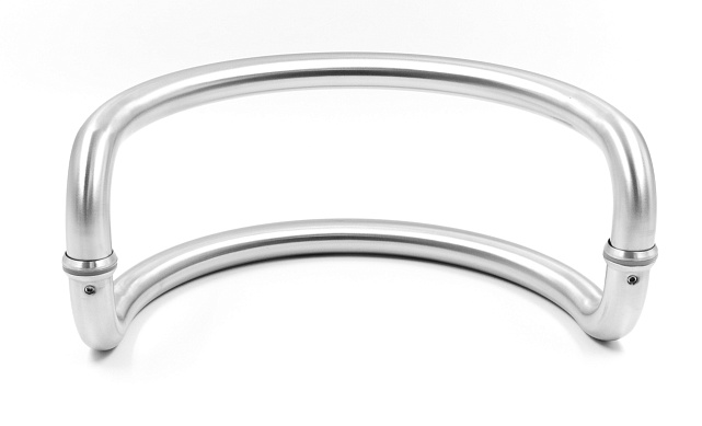 Ручка для стеклянной двери двухсторонняя для стекла 10-12 мм, 25х305, шлифованная t629-305 SSS 3 Ручка для стеклянной двери двухсторонняя для стекла 10-12 мм, 25х305, шлифованная t629-305 SSS 3