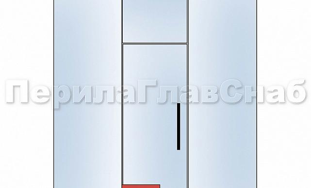 Нижний фитинг-петля, шлифованный t110 SSS 3