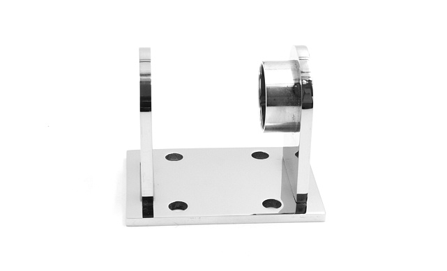 Боковой крепеж С-пластина стакан для Ø38.1 мм, (AISI 304) k339 3 Боковой крепеж С-пластина стакан для Ø38.1 мм, (AISI 304) k339 3