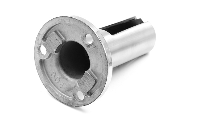 Стеклодержатель литой напольный, круглый Ø50.8х160 мм, шлифованный (aisi 304) Фk276-2 8 Стеклодержатель литой напольный, круглый Ø50.8х160 мм, шлифованный (aisi 304) Фk276-2 8