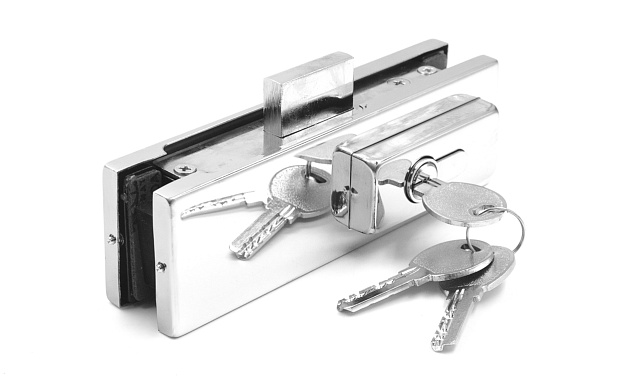 Замок центральный с прямоугольным ригелем, полированный, вырез 13 t152 PSS 6 Замок центральный с прямоугольным ригелем, полированный, вырез 13 t152 PSS 6