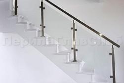Перила на второй этаж в Челябинске. Готовые проекты ПерилаГлавСнаб - фото 1