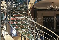 Ограждения для лестниц в Челябинске. Готовые проекты ПерилаГлавСнаб - фото 19