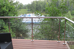 Перила и ограждения для террас в Челябинске. Готовые проекты ПерилаГлавСнаб - фото 22