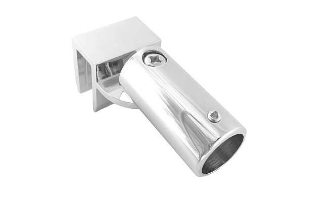 Крепежный элемент глухой шарнирный для трубы 19 мм, полированный t911 PSS 5 Крепежный элемент глухой шарнирный для трубы 19 мм, полированный t911 PSS 5