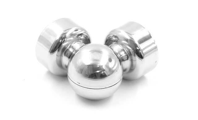 Поворот деревянного поручня, шаровый, под Ø50.8 мм k053-2 6 Поворот деревянного поручня, шаровый, под Ø50.8 мм k053-2 6