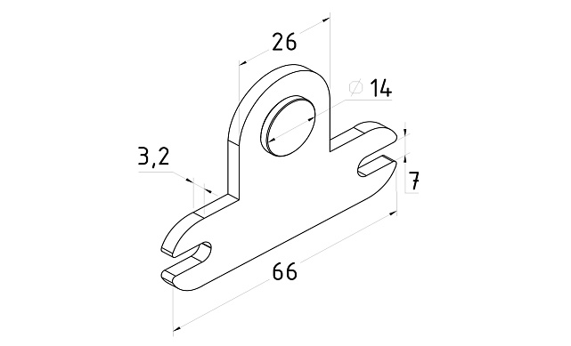 Ограничитель для t140 t119-2 2 Ограничитель для t140 t119-2 2