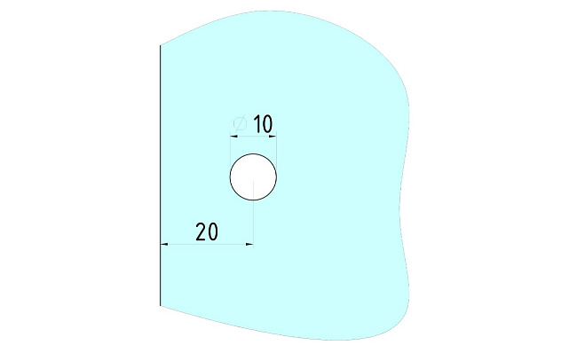Стеклодержатель литой с вставками под стекло 8-10 мм, закругленный под Ø50.8 мм, 40х22х50, полированный, (AISI 304) k001-8 3 Стеклодержатель литой с вставками под стекло 8-10 мм, закругленный под Ø50.8 мм, 40х22х50, полированный, (AISI 304) k001-8 3