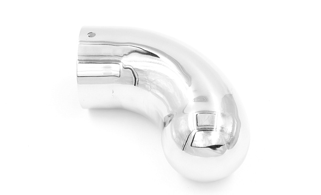 Отвод оконечный для пластикового/деревянного поручня с круглой заглушкой AISI 304 k089 4 Отвод оконечный для пластикового/деревянного поручня с круглой заглушкой AISI 304 k089 4