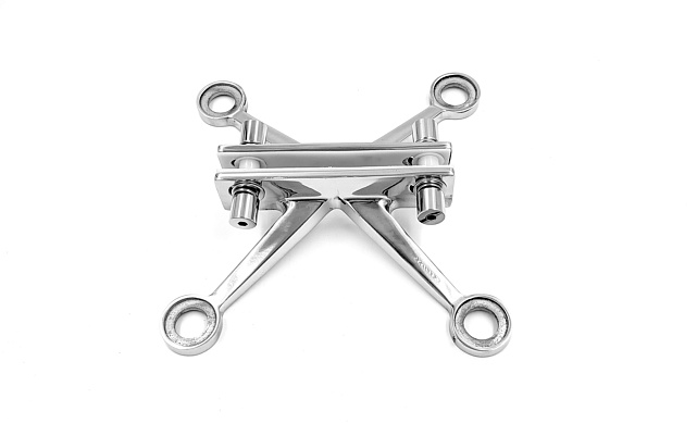 X-спайдер для установки на стеклянное ребро AISI 304 k290-X 12 X-спайдер для установки на стеклянное ребро AISI 304 k290-X 12