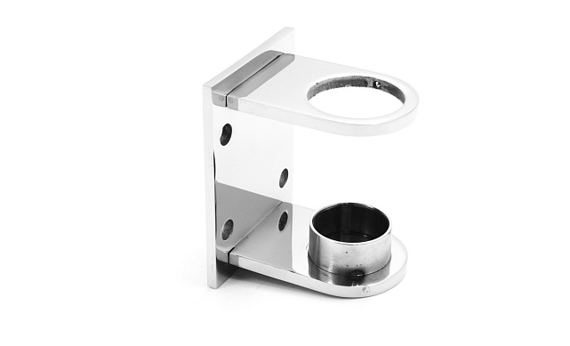 Боковой крепеж С-пластина стакан для Ø38.1 мм, (AISI 304) k339 6 Боковой крепеж С-пластина стакан для Ø38.1 мм, (AISI 304) k339 6