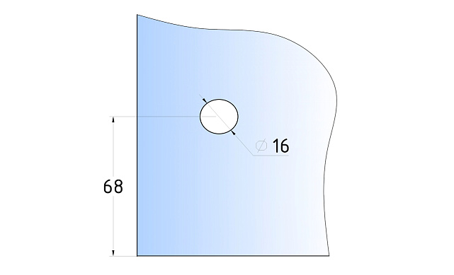 Стеклодержатель литой напольный, плоский 50х50х190 мм, для стекла 10-12 мм, черный RAL9005 мат, AISI 304  Фk275-2- BL 2 Стеклодержатель литой напольный, плоский 50х50х190 мм, для стекла 10-12 мм, черный RAL9005 мат, AISI 304  Фk275-2- BL 2