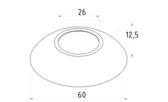 Низ стойки малый Ø25.4 мм, S=0.4 мм, 60 мм, AISI 304 k331-4 3 Низ стойки малый Ø25.4 мм, S=0.4 мм, 60 мм, AISI 304 k331-4 3