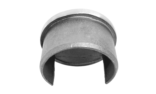 Заглушка с пазом на трубу Ø42.4 мм шлифованная (AISI 304) k099-2 4 Заглушка с пазом на трубу Ø42.4 мм шлифованная (AISI 304) k099-2 4