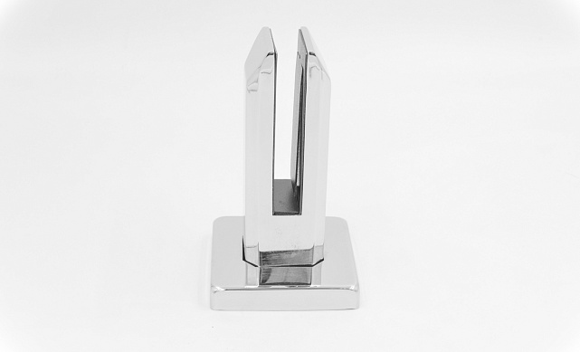 Стеклодержатель литой напольный, плоский 45х50х160 мм, для стекла 10-12 мм, полированный AISI 316 k275-8 6 Стеклодержатель литой напольный, плоский 45х50х160 мм, для стекла 10-12 мм, полированный AISI 316 k275-8 6