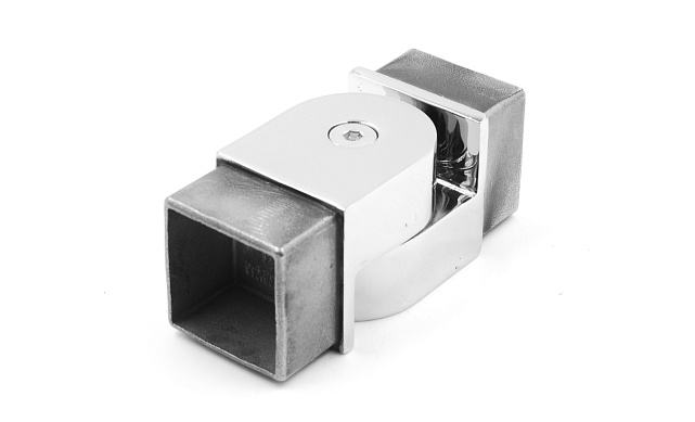 Поворот поручня 40х40 мм, регулируемый, полированный, (AISI 304) k366 5 Поворот поручня 40х40 мм, регулируемый, полированный, (AISI 304) k366 5