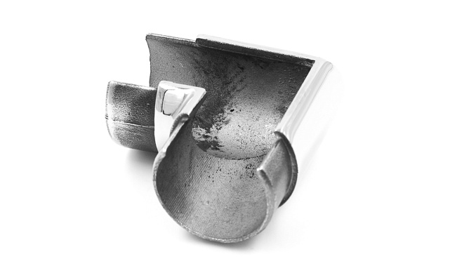 Отвод поручня 90°, с вставками для трубы Ø42.4 мм, полир., (AISI 304) k230-2 4 Отвод поручня 90°, с вставками для трубы Ø42.4 мм, полир., (AISI 304) k230-2 4