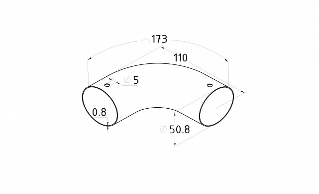 Поворот 90°, пластик./дер. поручня, (AISI 304) k259 2 Поворот 90°, пластик./дер. поручня, (AISI 304) k259 2