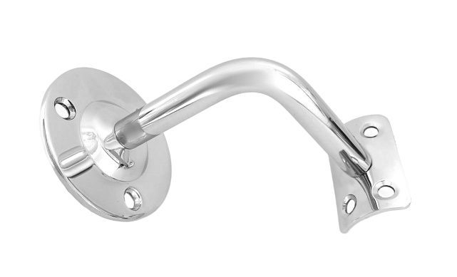 Пристенок с ложементом под Ø38.1 мм, сварной, полированный, (AISI 201) k010-6 4 Пристенок с ложементом под Ø38.1 мм, сварной, полированный, (AISI 201) k010-6 4