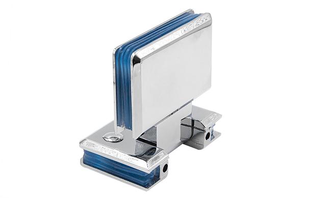 Петля для душевой кабины стекло-стекло 180° 90х55 мм, полированная t303 PSS 8