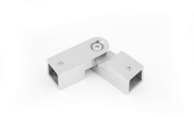 Соединитель труба-труба произвольный угол,под 15х15, нерж. полированный t815 PSS 5