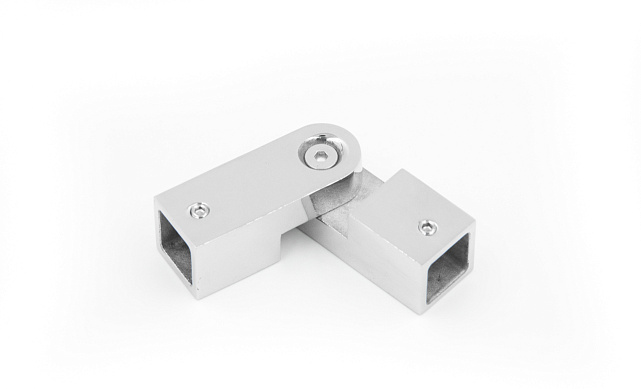 Соединитель труба-труба произвольный угол,под 15х15, нерж. полированный t815 PSS 5 Соединитель труба-труба произвольный угол,под 15х15, нерж. полированный t815 PSS 5