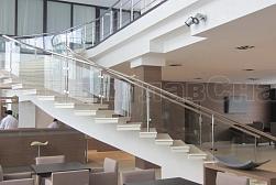 Ограждения для лестниц в Челябинске. Готовые проекты ПерилаГлавСнаб - фото 2