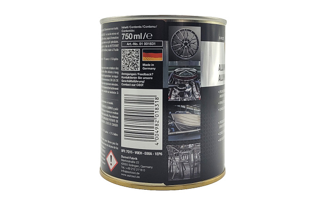 Полироль для алюминия Autosol, 750мл Ф-0303  4 Полироль для алюминия Autosol, 750мл Ф-0303  4