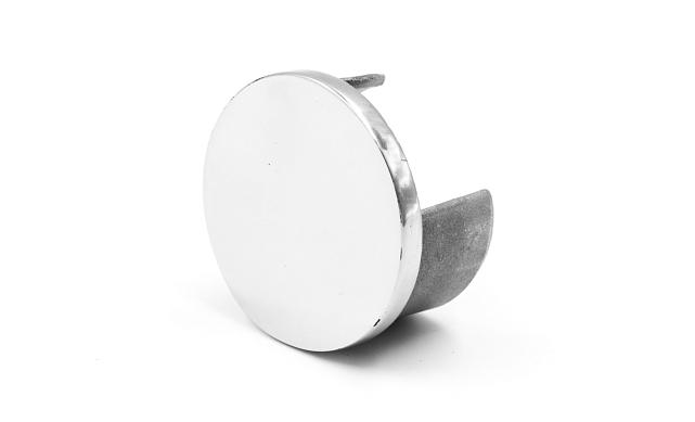 Заглушка для поручня с пазом Ø42.4 мм, 5х34 мм полированная (AISI 304) k099-3  5