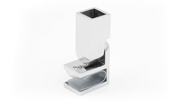 Крепежный элемент регулируемый, глухой для трубы 15х15 мм, полированный t803 PSS 3 Крепежный элемент регулируемый, глухой для трубы 15х15 мм, полированный t803 PSS 3