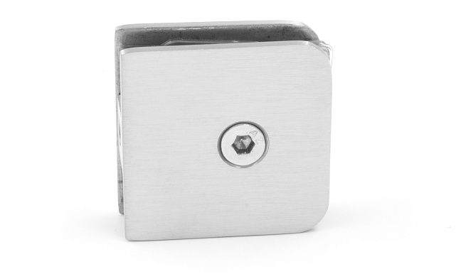 Коннектор для душевой стена-стекло 45х45 мм, нержавеющая сталь AISI 304, шлифованная t720 SSS 6 Коннектор для душевой стена-стекло 45х45 мм, нержавеющая сталь AISI 304, шлифованная t720 SSS 6